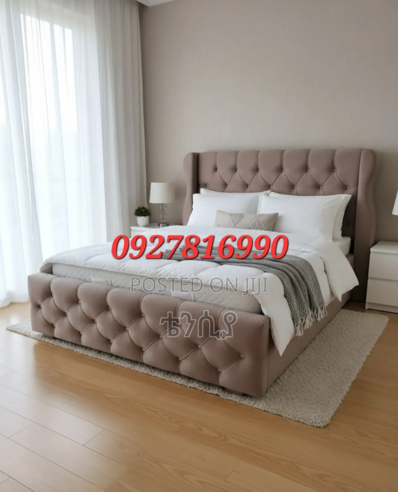 ​Modern Tufted Bed Frame - New Arrival!