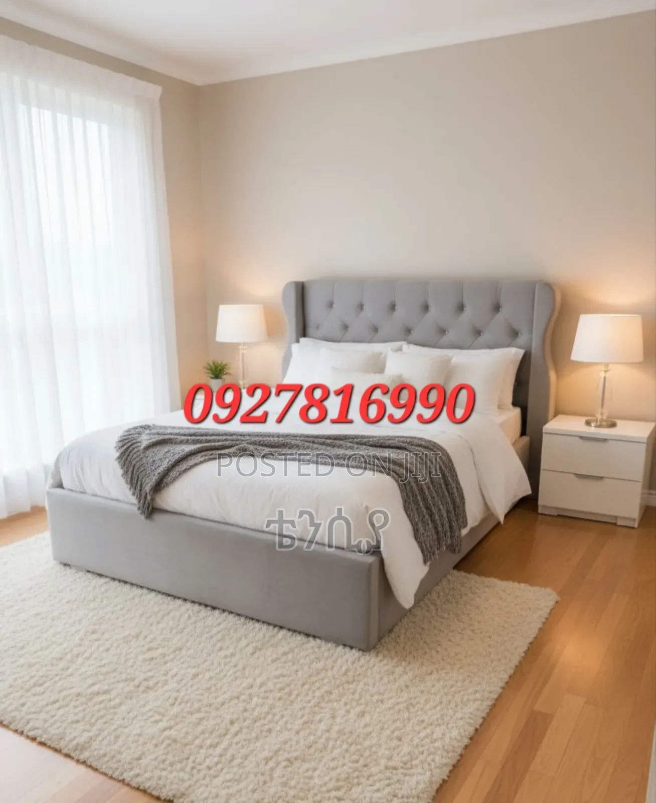 ​Modern Tufted Bed Frame - New Arrival!