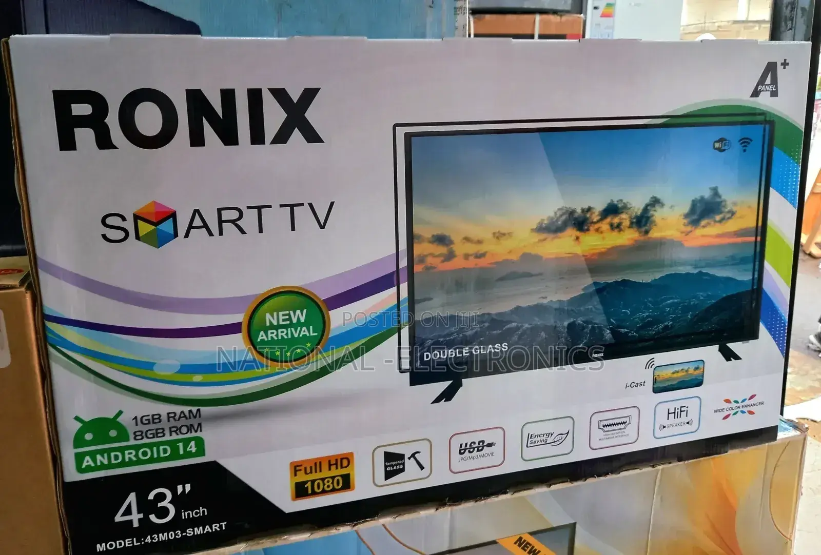 Ronix 43 Inch Tv Smart Android 14.0 New Arrival 2025 Tv