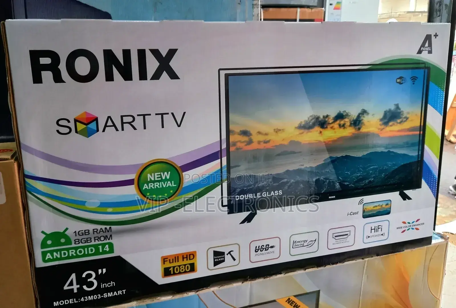 Ronix 43 Inch Tv Smart Android 14.0 New Arrival 2025 Tv