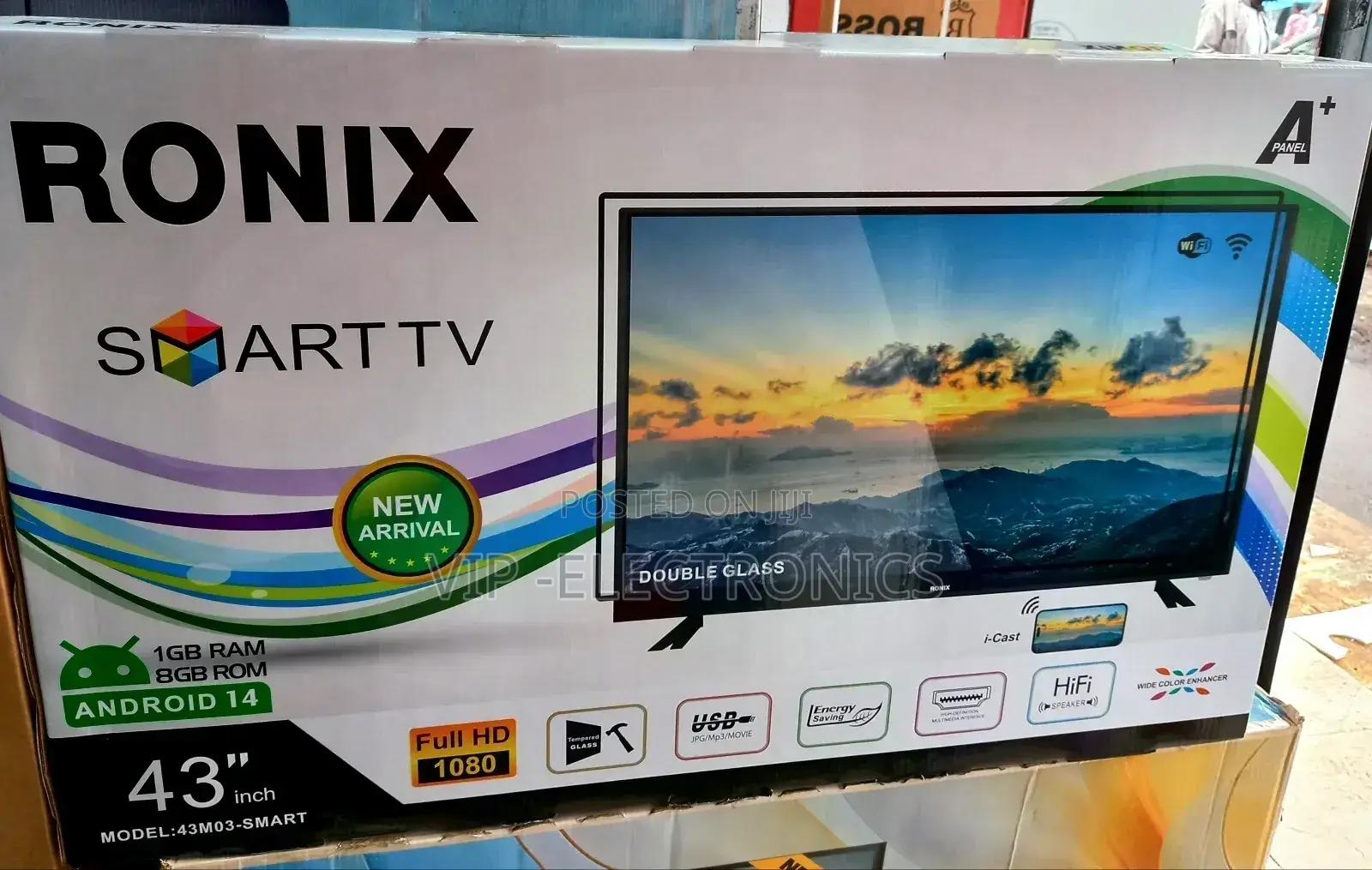 Ronix 43 Inch Tv Smart Android 14.0 New Arrival 2025 Tv