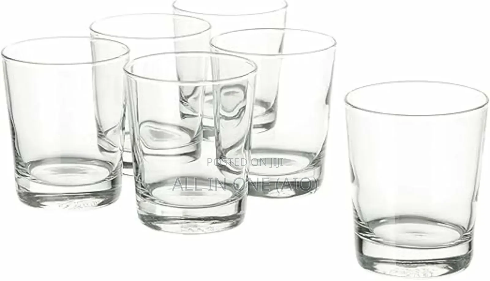 Ikea- Godis Glass, Clear Glass23 Cl (8 Oz) Pack of 6