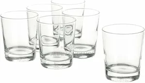 Ikea- Godis Glass, Clear Glass23 Cl (8 Oz) Pack of 6
