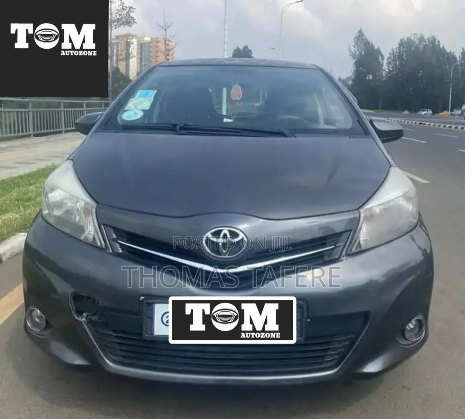 Toyota Yaris 2012 Black