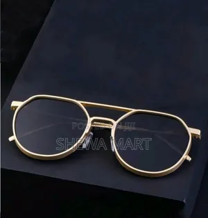 Men Metal Frame Round Retro Driving Fashion Glasses, Fashionable For