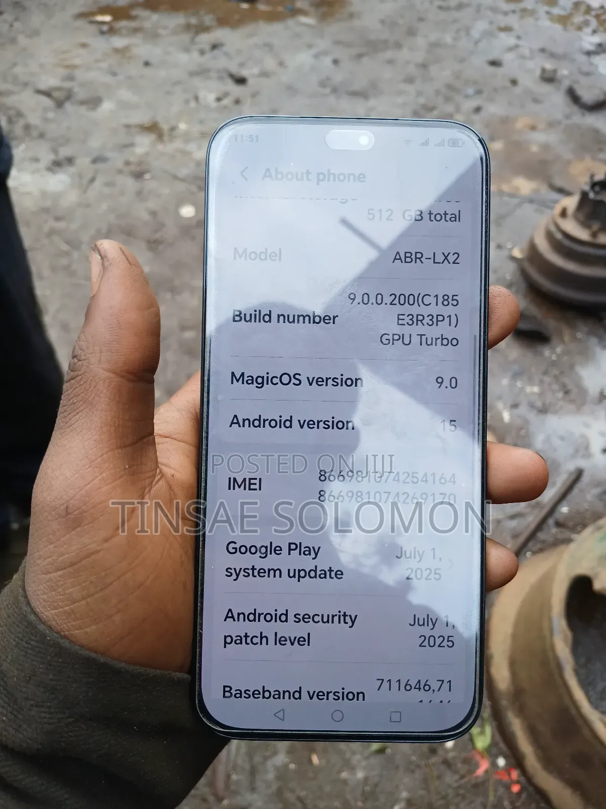 New Honor X8b 512 GB Black