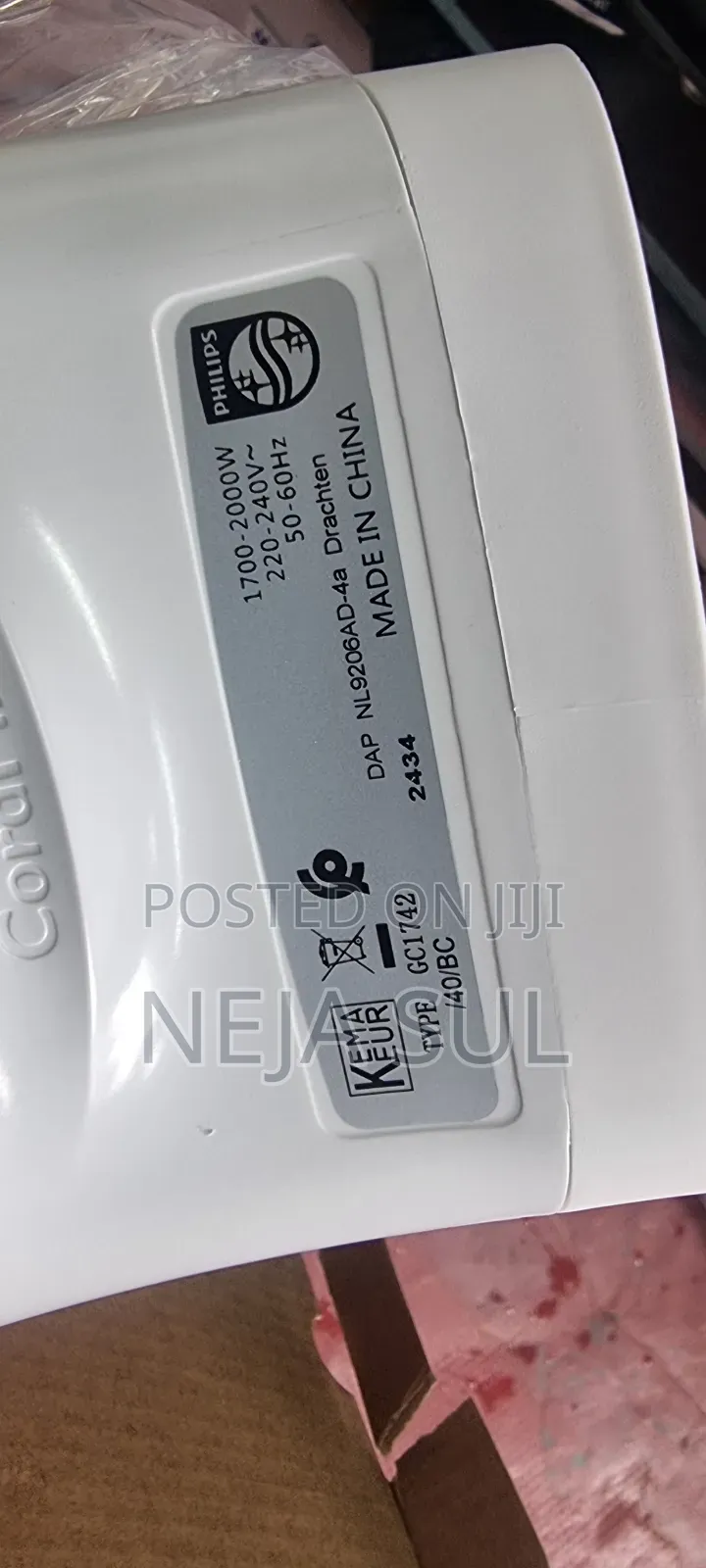 Philips Steam Irons Ceramic የልብስ መተኮሻ