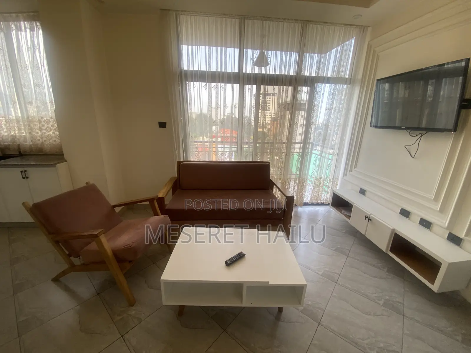 Furnished 1bdrm Apartment in 22, Bole for rent