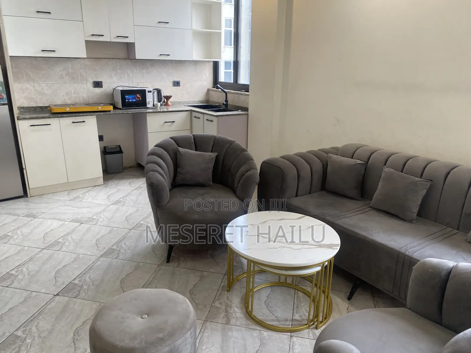 Furnished 2bdrm Apartment in 22, Bole for rent