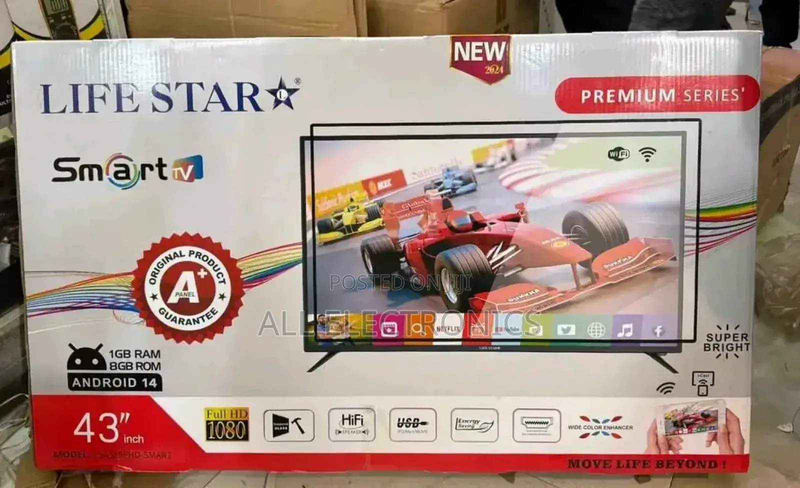 43inch Lifestar Smart Tv