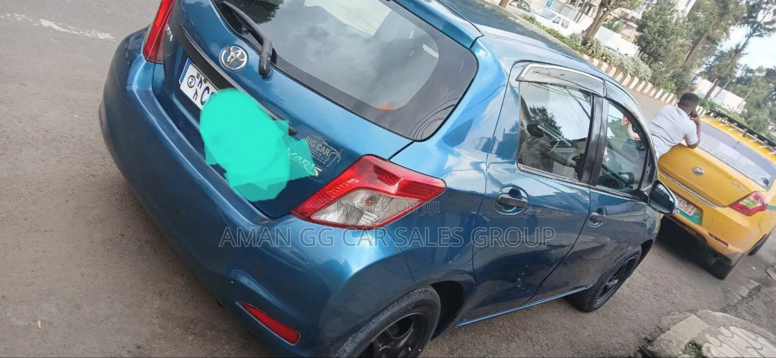 Toyota Yaris 2012 Blue