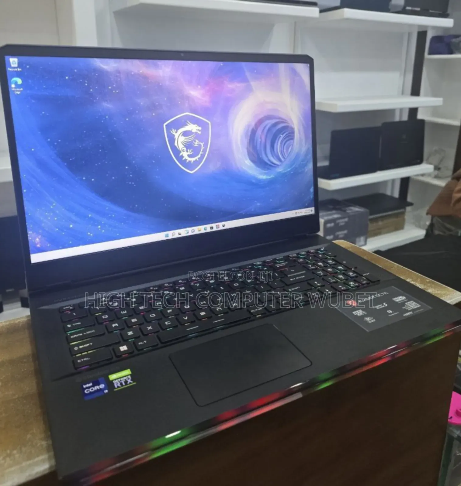 New Laptop MSI Pulse GL66 16GB Intel Core I7 SSD 1T