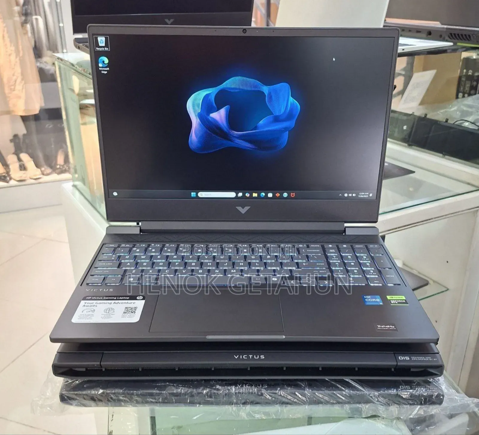 New Laptop HP Victus 15 8GB Intel Core I5 SSD 512GB