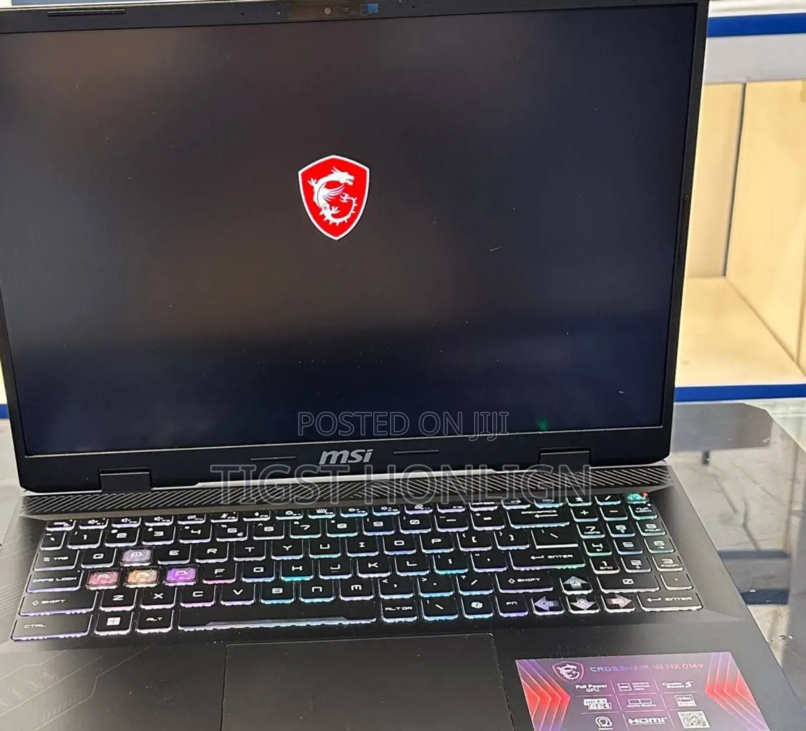 New Laptop MSI Crosshair 15 B12U 16GB Intel Core I7 SSD 1T