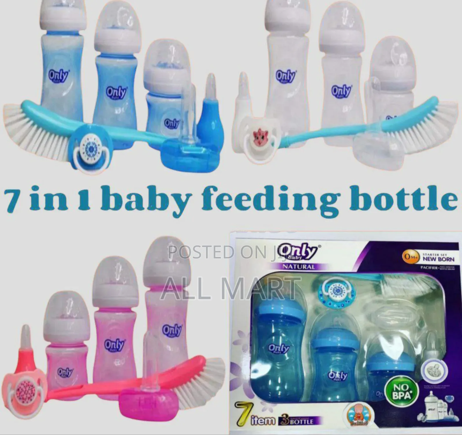 7 in 1 Baby Feeding Bottle
