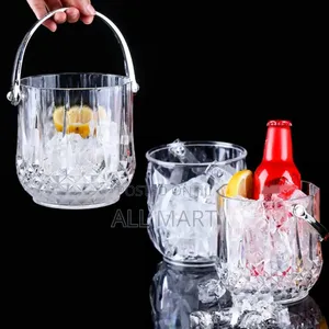Photo - Glass Ice Bucket With Stainless Steel Handle
የብርጭቆ የበረዶ ማቅረቢያ