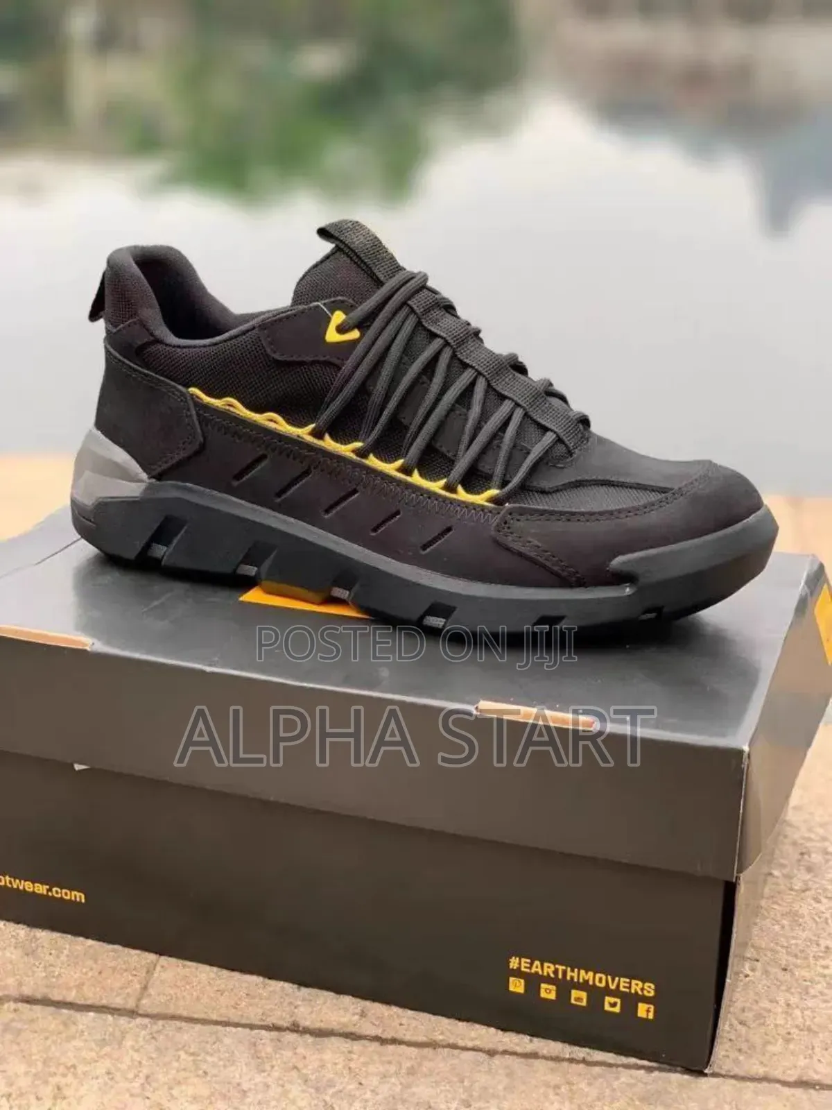 Cat Hiking Water Proof Master Quality Smooth Flat Lather Shoes For