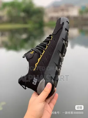 Cat Hiking Water Proof Master Quality Smooth Flat Lather Shoes For