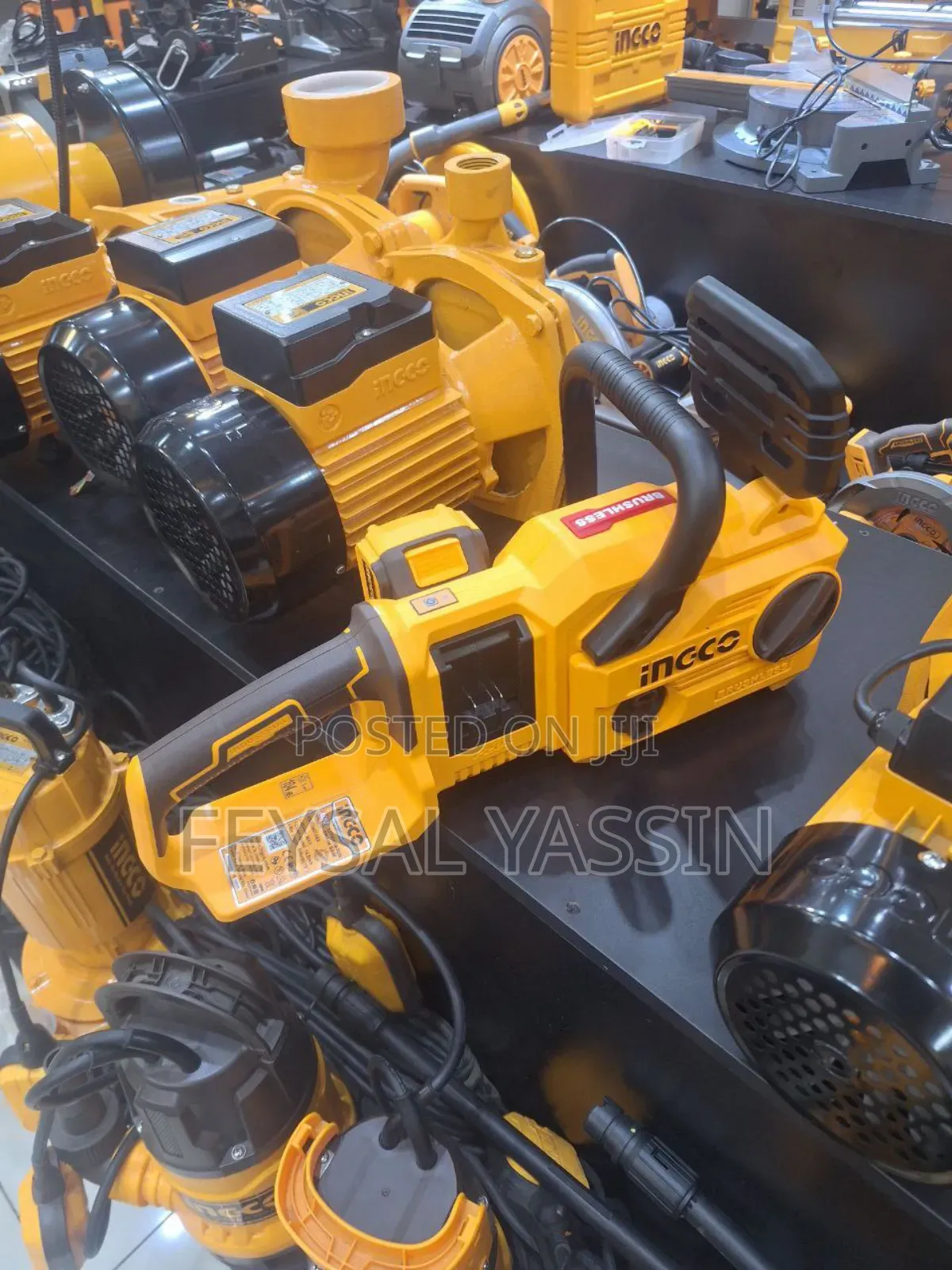 Ingco Chainsaw Cordless Brushless