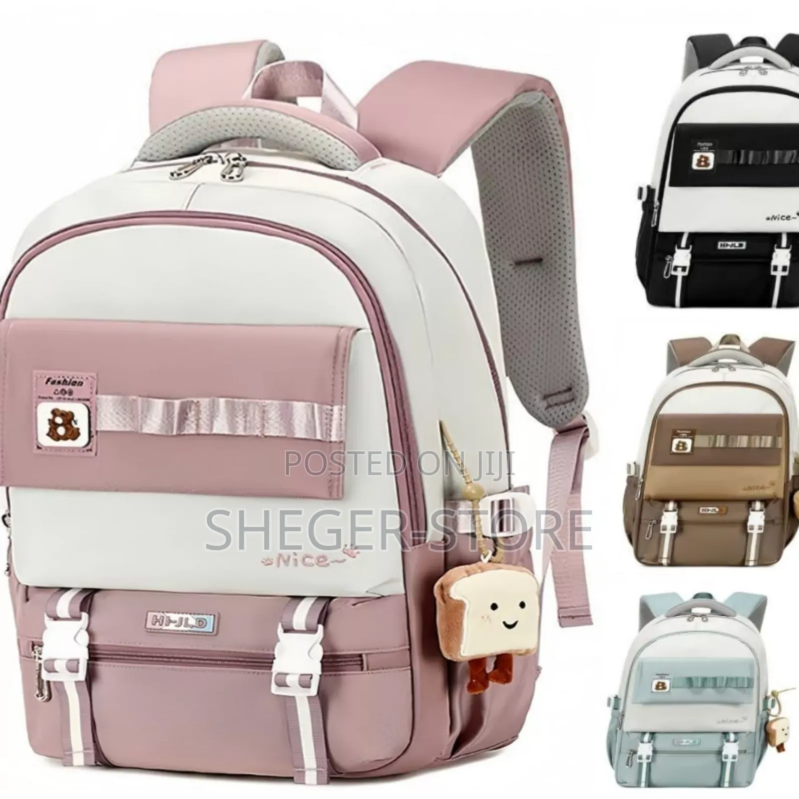Kids School Bags (በተለያየ ዲዛይን የቀረበ) Delivery Free