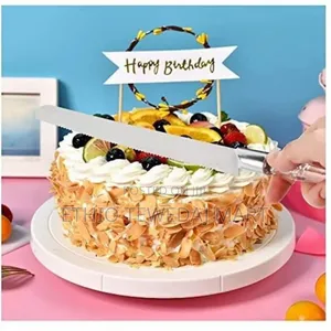 3 Piece Stainless Steel Cake Knife, Server Set and Pizza Cutter