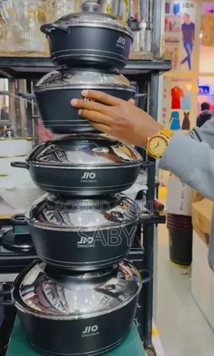 Jio Granite Cookware Set
Jio ባለ 5 የግራናይት ድስት