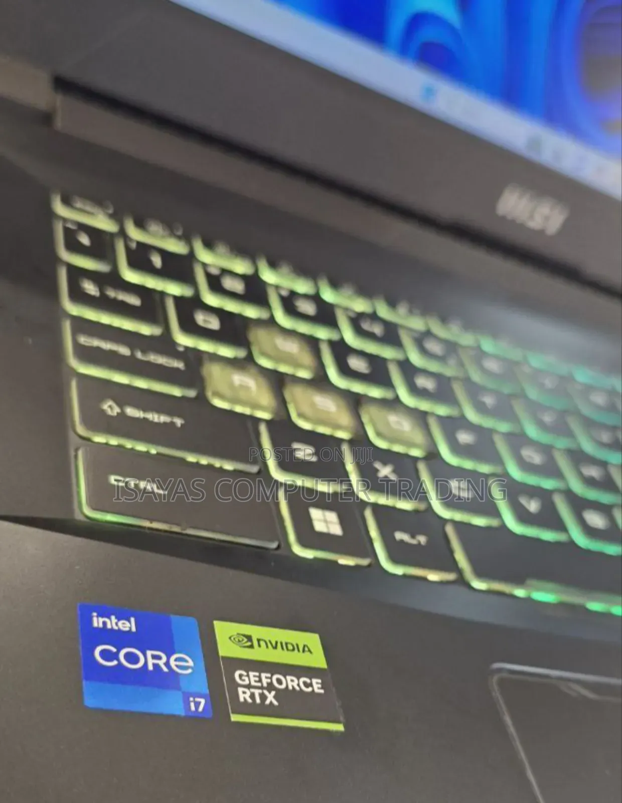 New Laptop MSI GF63 16GB Intel Core I7 SSD 1T