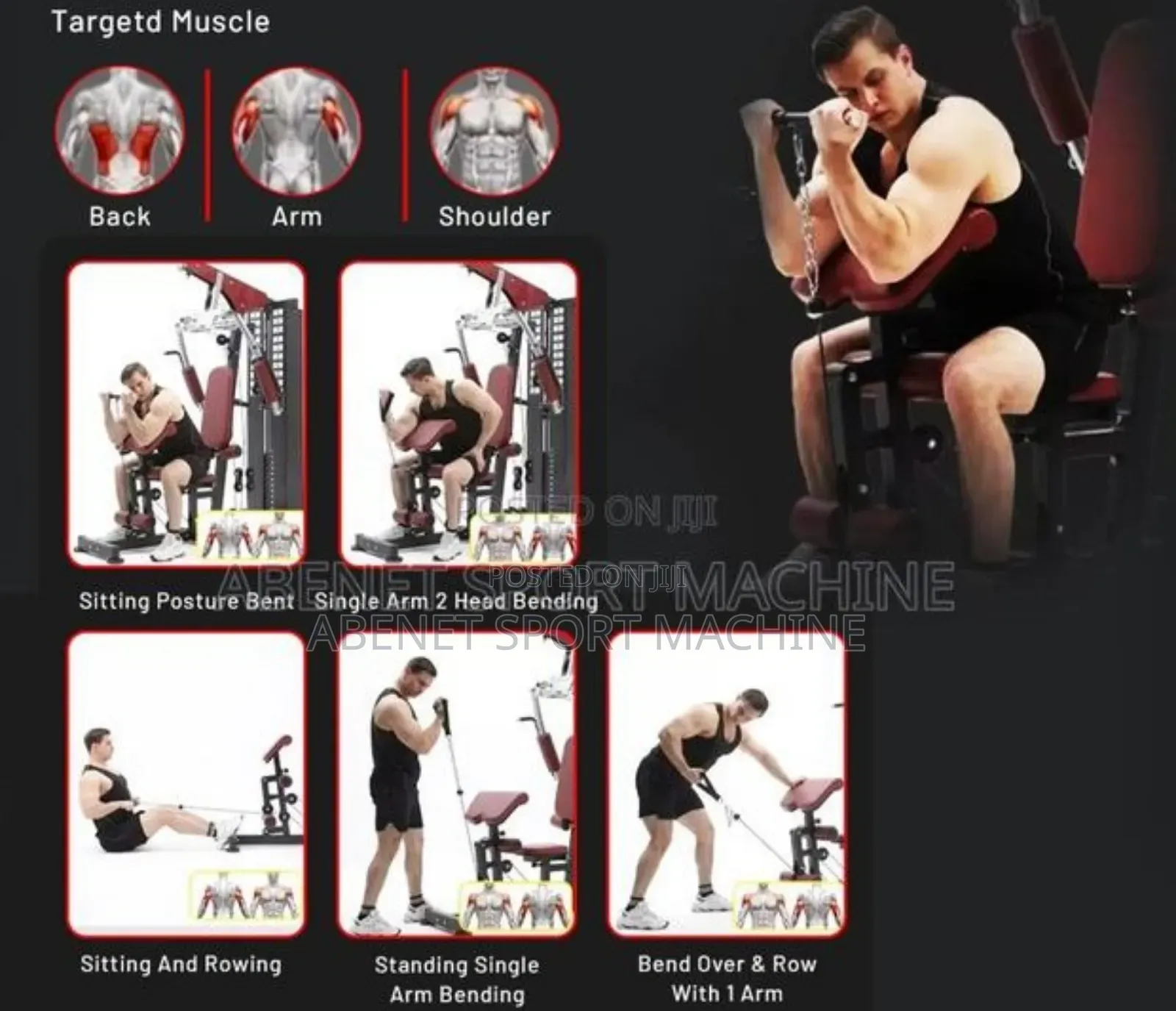 New Spardon Multi Function 2 Station Home Gym