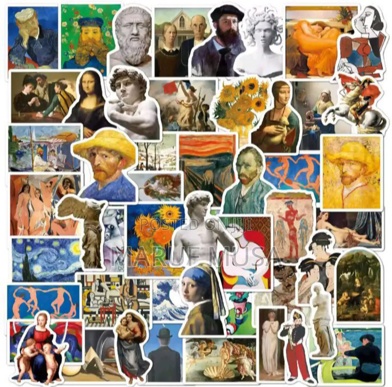 Painting and Statue Stickers