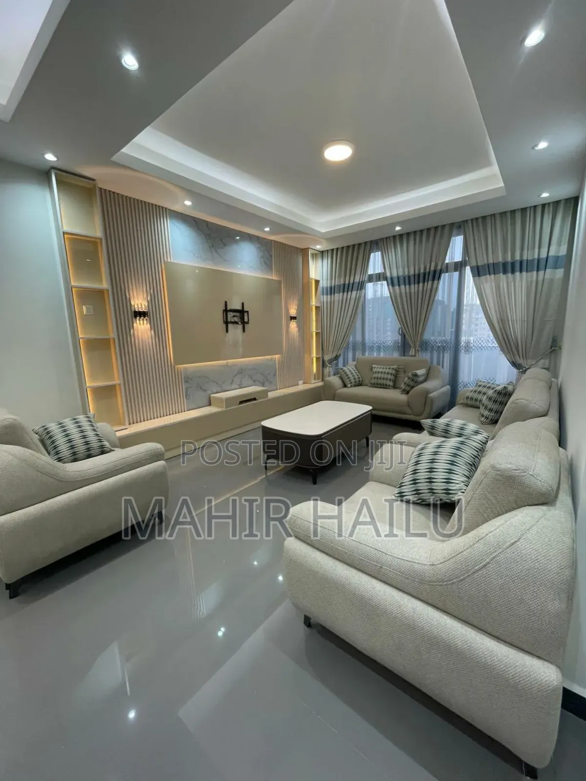 Furnished 3bdrm Apartment in Real, Bole for rent