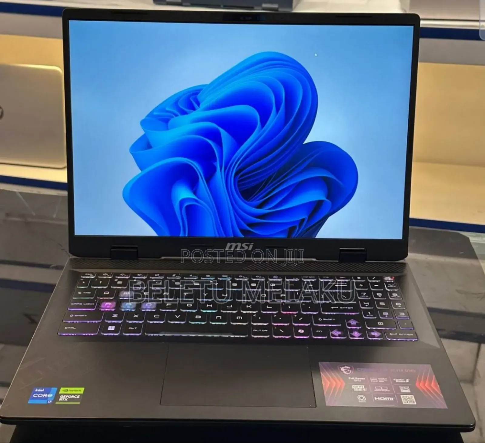 New Laptop MSI Crosshair 15 16GB Intel Core I7 SSD 1T