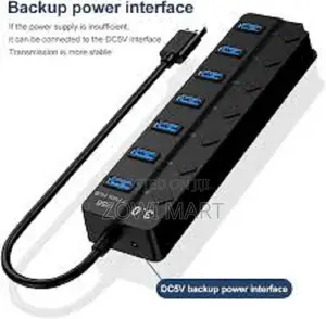 Photo - 7-Port Usb Hub With Switches (1.2m Cable)