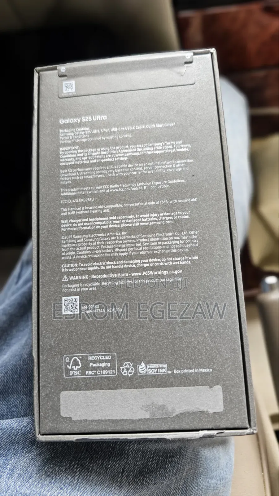 New Samsung Galaxy S25 Ultra 512 GB Black