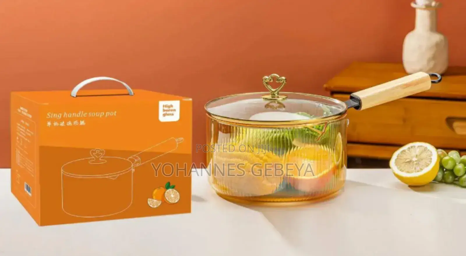 Single Handles Soup Pot