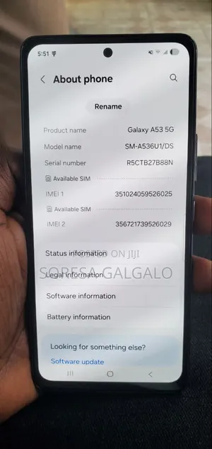 Samsung Galaxy A53 5G 128 GB Black