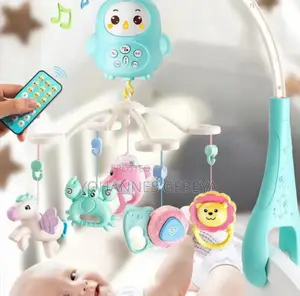 Baby Bed Bell With Detachable Toys