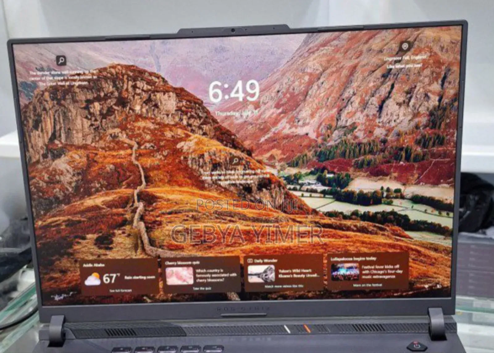 New Laptop Asus ROG Strix G16 G614 32GB Intel Core I9 SSD 1T