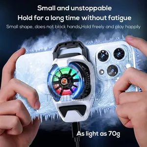 Photo - Memo Dl22 Outdoor Live Streaming Phone Cooler Back Clip Style - Black