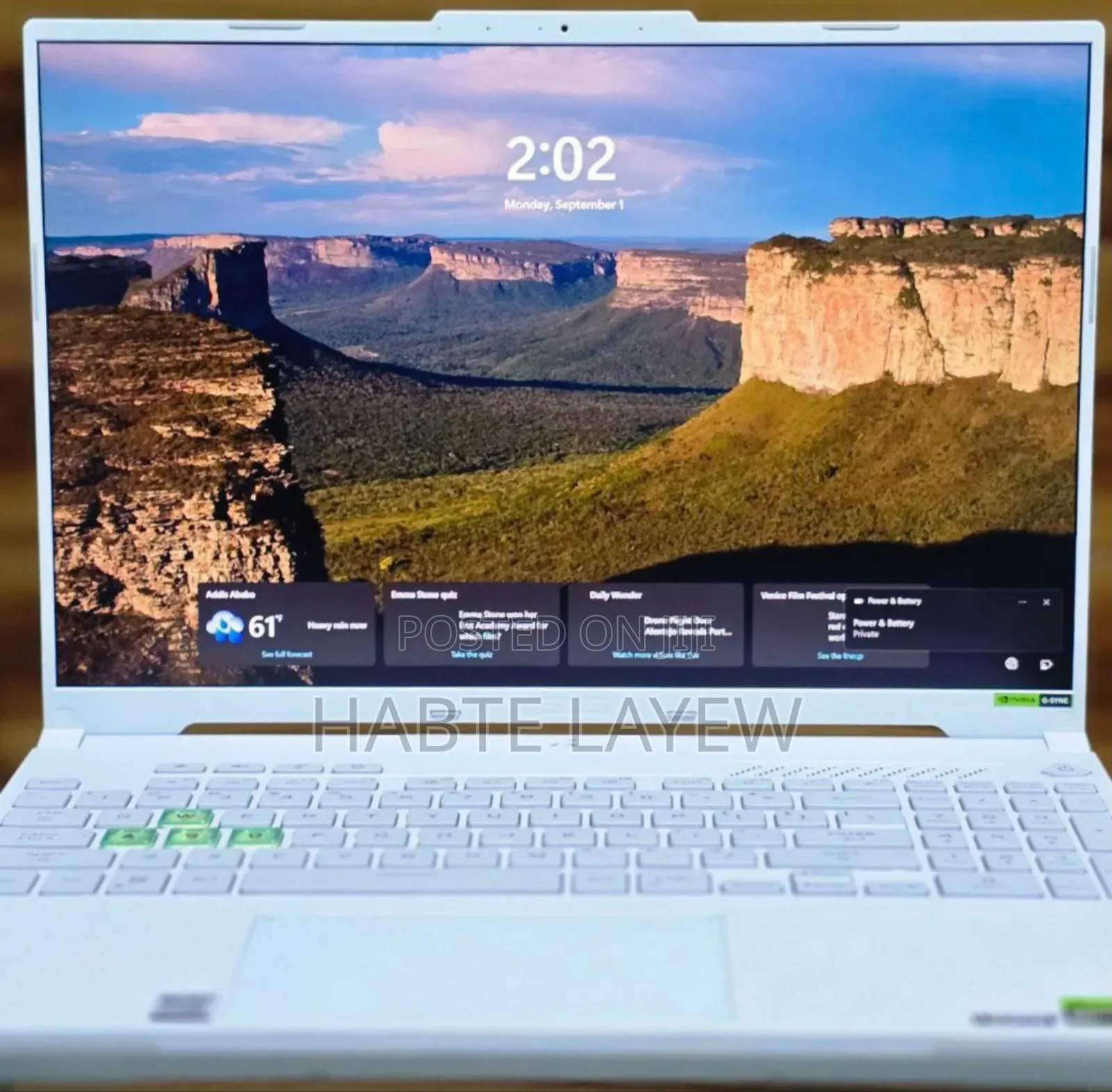 New Laptop Asus TUF Gaming F16 32GB Intel Core I9 SSD 1T