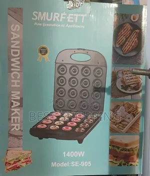 Smurfett 16 Pc Mini Donuts Maker
Sandwich Maker
