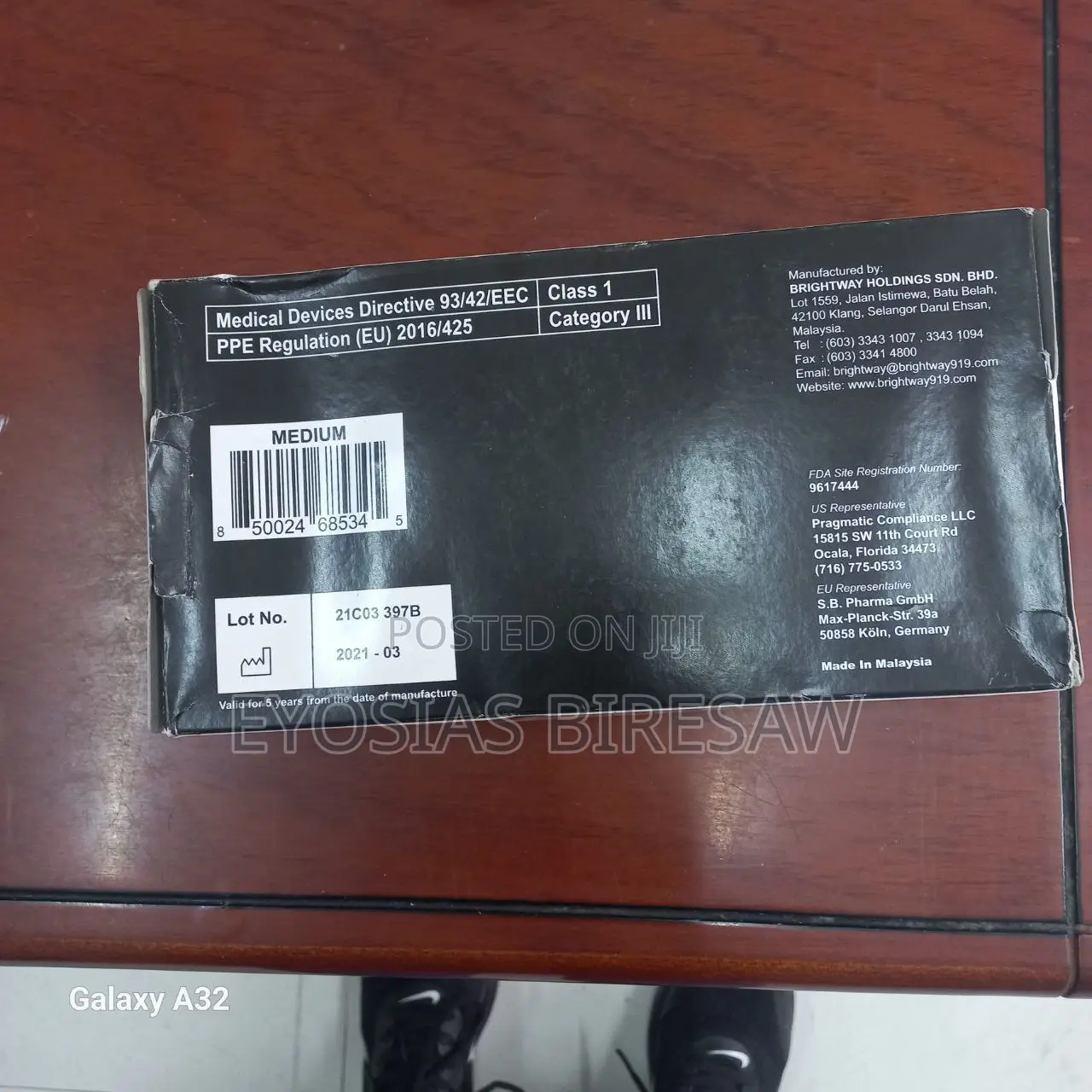 Non Sterile Disposable Nitrile Gloves