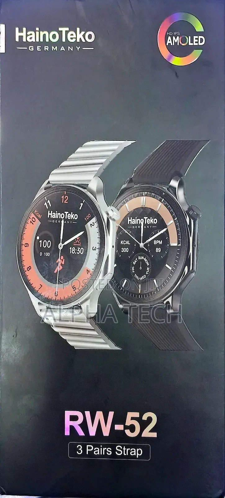 Haino Teko Rw-52 Amoled Smart Watch