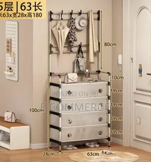 Functions As A Coat Rack Or Hat Rack