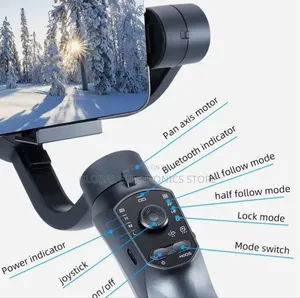 Ai Face Tracking 3-Axis Ai Stabilization
Gimbal Stabilizer