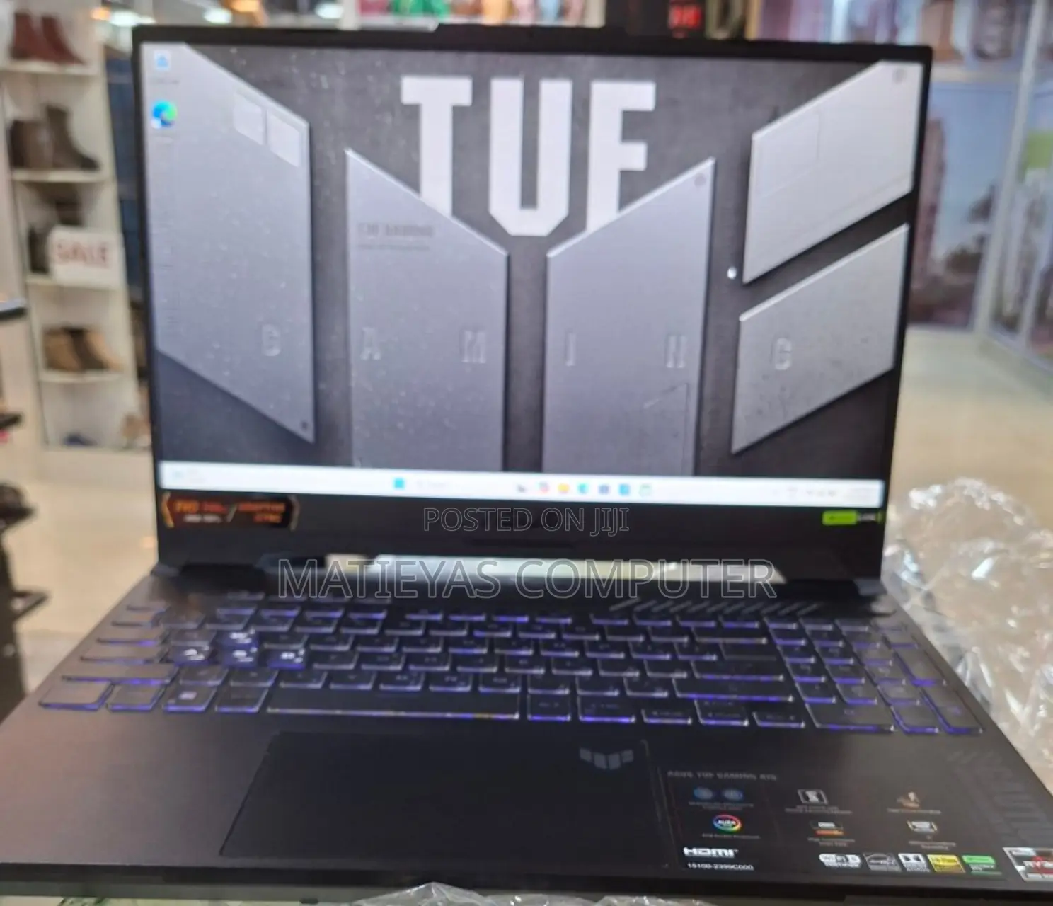New Laptop Asus TUF Gaming A15 16GB AMD Ryzen 7 SSD 512GB