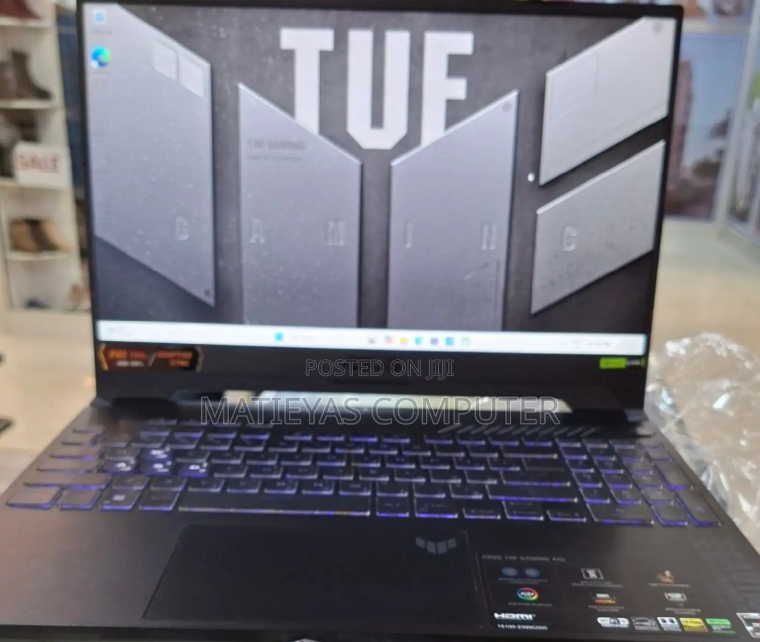 New Laptop Asus TUF Gaming A15 16GB AMD Ryzen 7 SSD 512GB