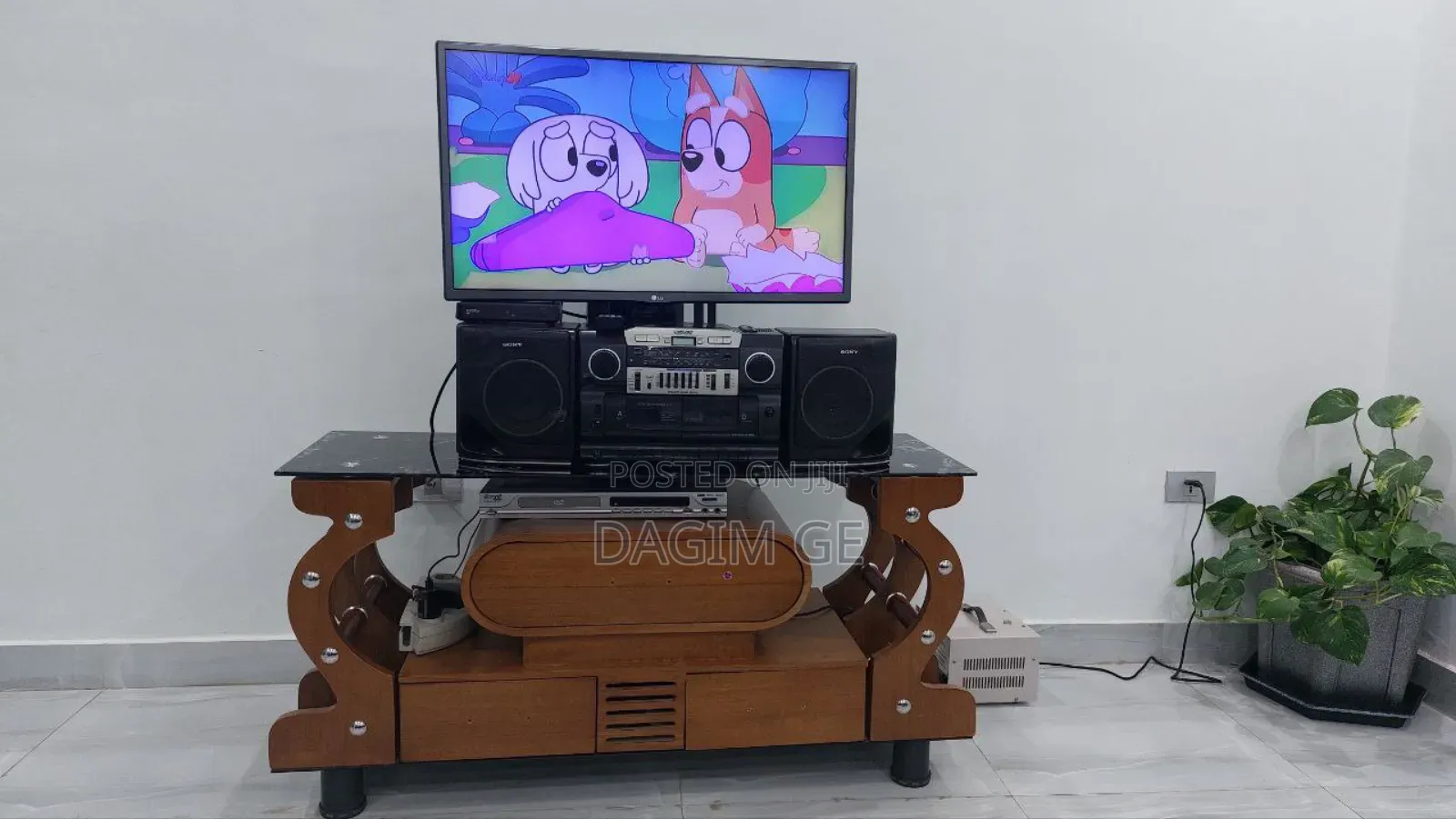 Wooden Television Stand