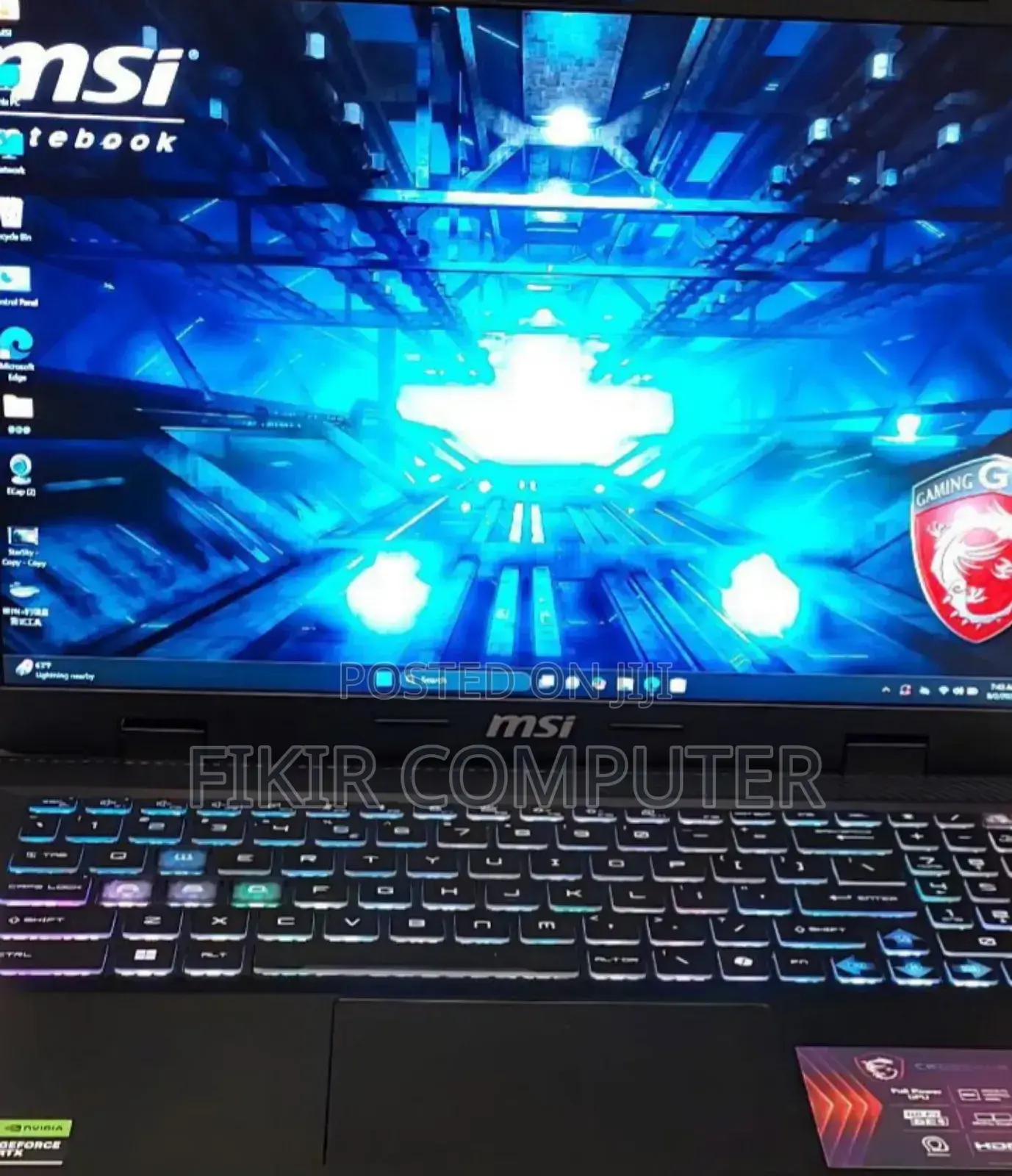 New Laptop MSI Pulse GL66 16GB Intel Core I7 SSD 1T