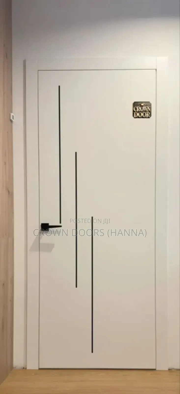 Crown Engineered Doors Made of Lime Stone, Wooden Fiber Composites