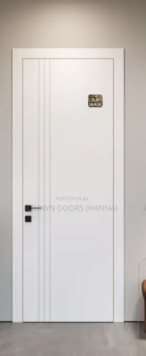 Crown Engineered Doors Made of Lime Stone, Wooden Fiber Composites